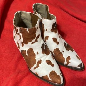 Madden Girl Cowprint booties